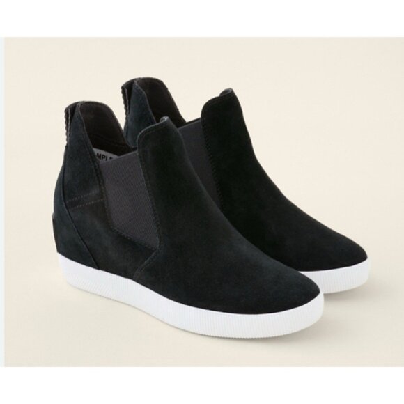 Sorel Shoes - Sorrel Women's Out N About Slip-On Wedge Black Sz 9 Shoes Casual Leather Outdoor